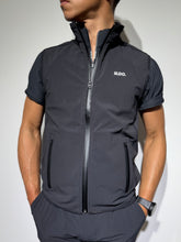 画像をギャラリービューアに読み込む, ハーフジップ 半袖モックネック カットソー ZIP LOGO/BLACK