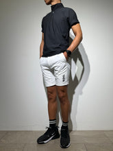 画像をギャラリービューアに読み込む, ハーフジップ 半袖モックネック カットソー ZIP LOGO/BLACK