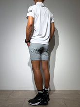 이미지를 갤러리 뷰어에 로드 , CODURA(R) NYLON 4WAY STRETCH ハーフパンツ  FRONT BACK ZIP LOGO/ICE GRAY
