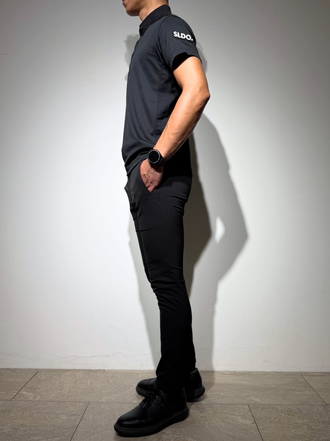 シェルタリングドライピケ 4WAY STRETCH パンツ/BLACK (UNISEX) – SLDO.