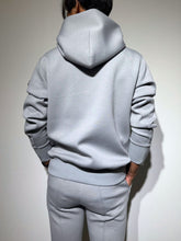 이미지를 갤러리 뷰어에 로드 , ライト ダブルニットフーディー SIDE 3D SHADOW LOGO/GRAY (UNISEX)
