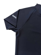 이미지를 갤러리 뷰어에 로드 , 半袖モックネック カットソー シェルタリングドライ NEW STD LOGO/DARK NAVY
