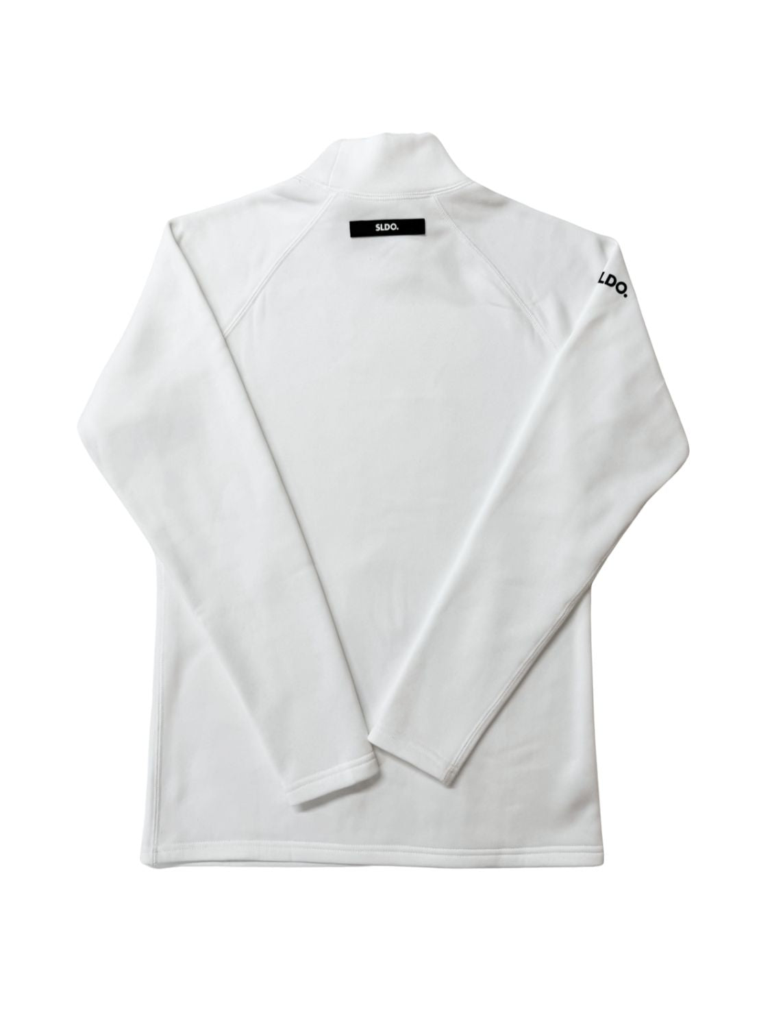 NEW STD裏起毛ストレッチハイネックロングスリーブTシャツ/WHITE