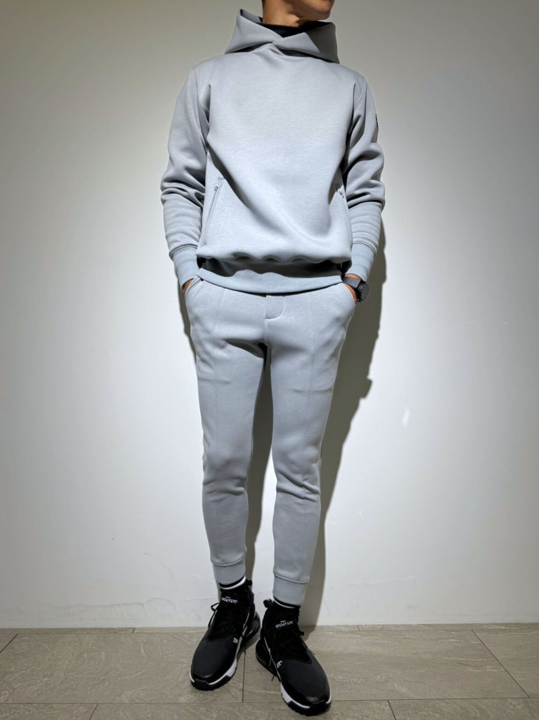 新品未開封完売品 SLDO ライトダブルニットフーディー ライト ダブルニットフーディー/BLACK (UNISEX) – SLDO.