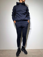 이미지를 갤러리 뷰어에 로드 , ライト ダブルニットフーディー FRONT 3D SHADOW LOGO/DARK NAVY (UNISEX)
