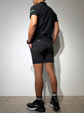 이미지를 갤러리 뷰어에 로드 , 半袖モックネック カットソー シェルタリングドライ NEON GREEN LOGO/BLACK
