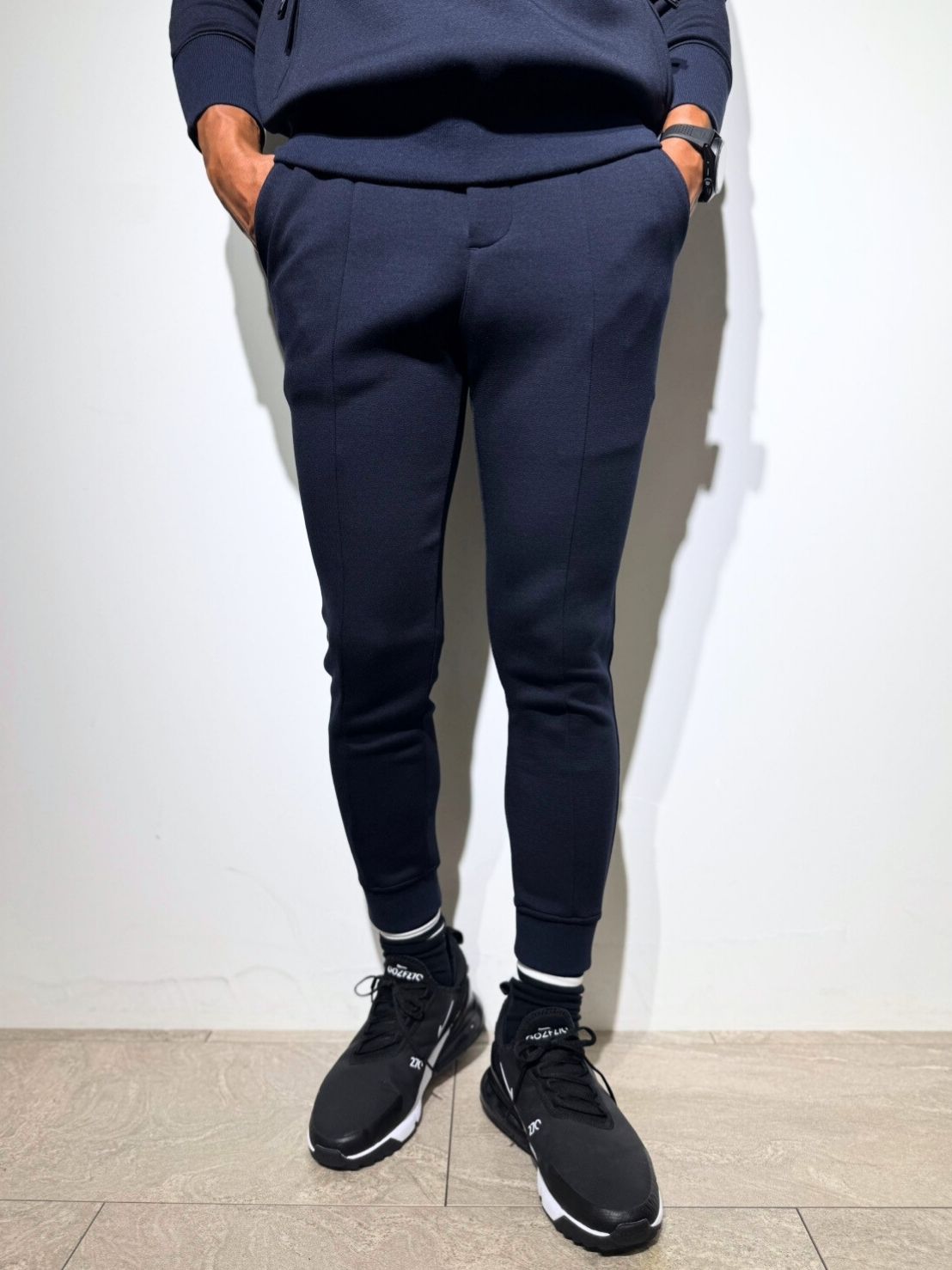 ライト ダブルニット リブパンツ/DARK NAVY (UNISEX) – SLDO.