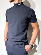 이미지를 갤러리 뷰어에 로드 , 半袖モックネック カットソー シェルタリングドライ NEW STD LOGO/DARK NAVY
