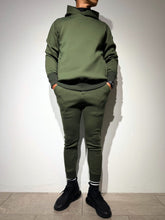 画像をギャラリービューアに読み込む, ライト ダブルニットフーディー/DARK MOSS GREEN (UNISEX)
