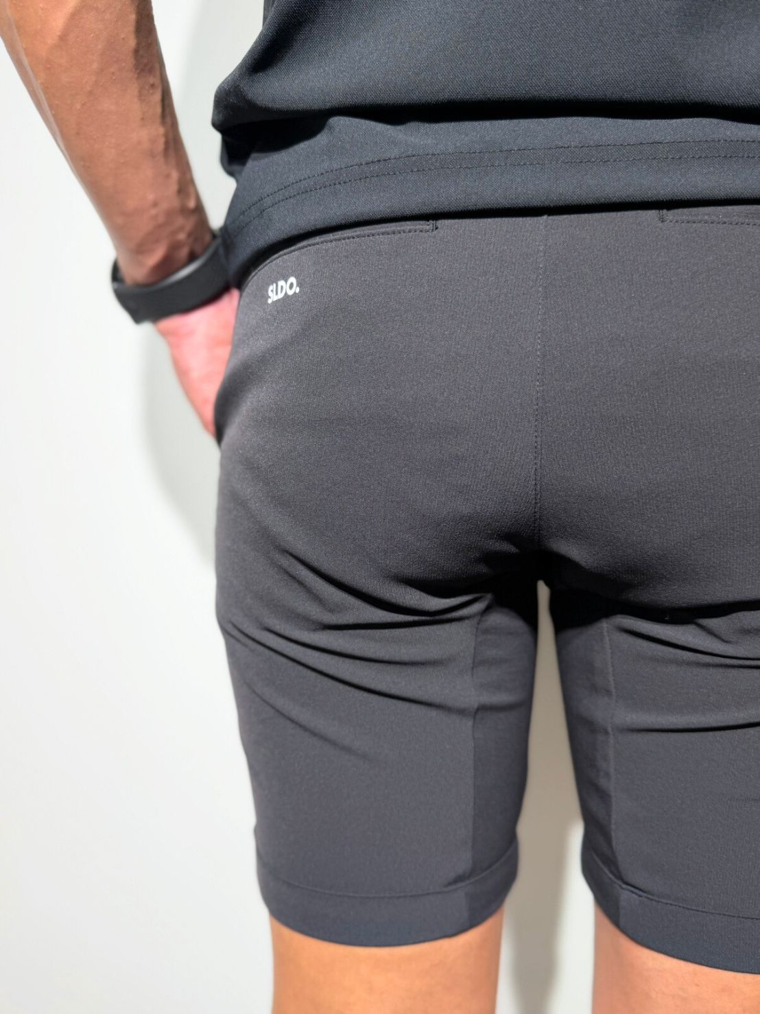 シェルタリングドライピケ 4WAY STRETCH ハーフパンツ BACK LOGO/MATTE