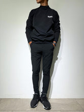 이미지를 갤러리 뷰어에 로드 , NEW STDダブルクロスストレッチプルオーバー BLACK (UNISEX)
