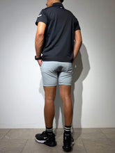이미지를 갤러리 뷰어에 로드 , CODURA(R) NYLON 4WAY STRETCH ハーフパンツ  FRONT BACK ZIP LOGO/ICE GRAY
