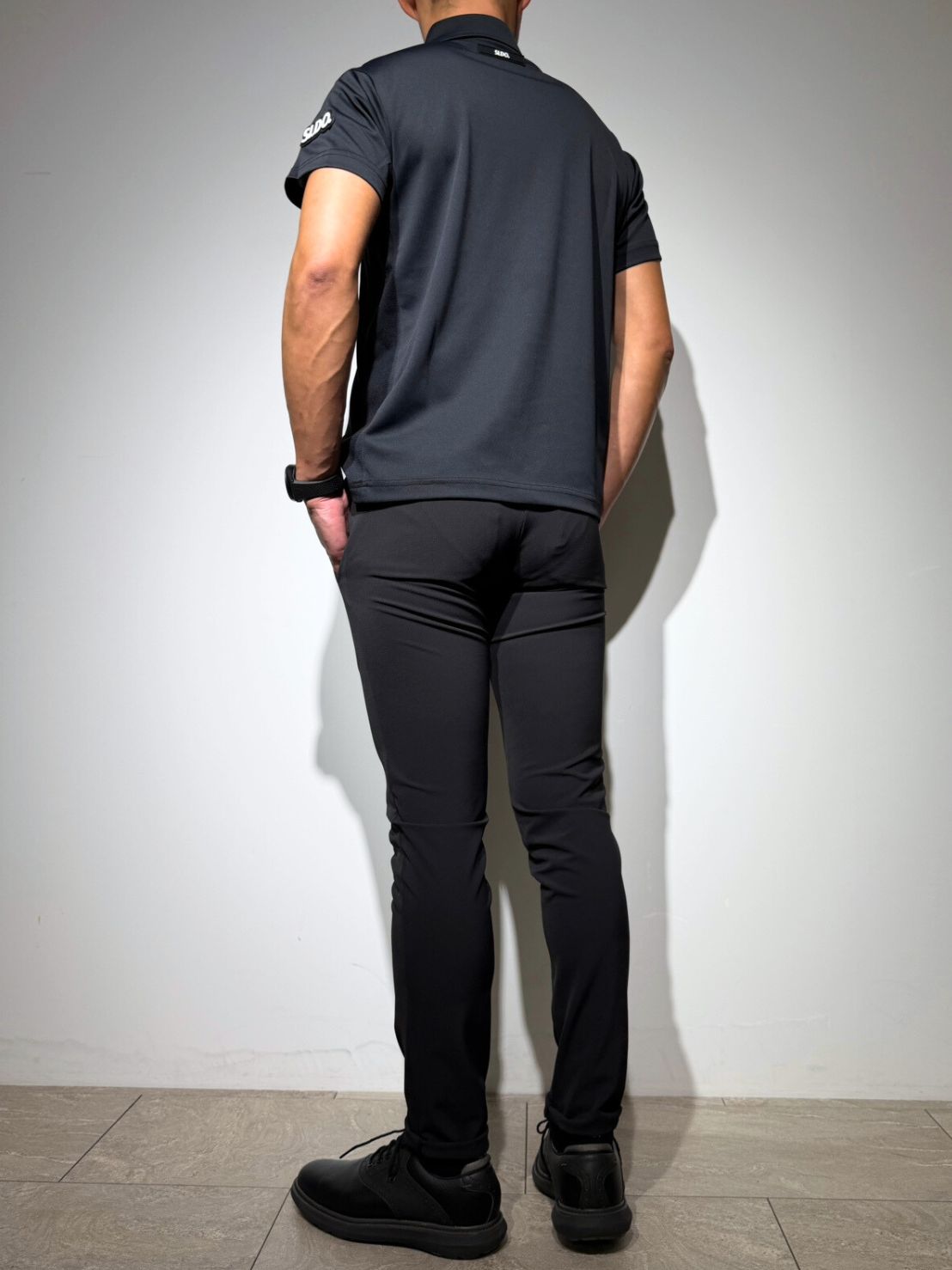 シェルタリングドライピケ 4WAY STRETCH パンツ/BLACK (UNISEX) – SLDO.
