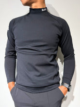 画像をギャラリービューアに読み込む, NEW STDストレッチハイネックカットソー/BLACK（UNISEX）

