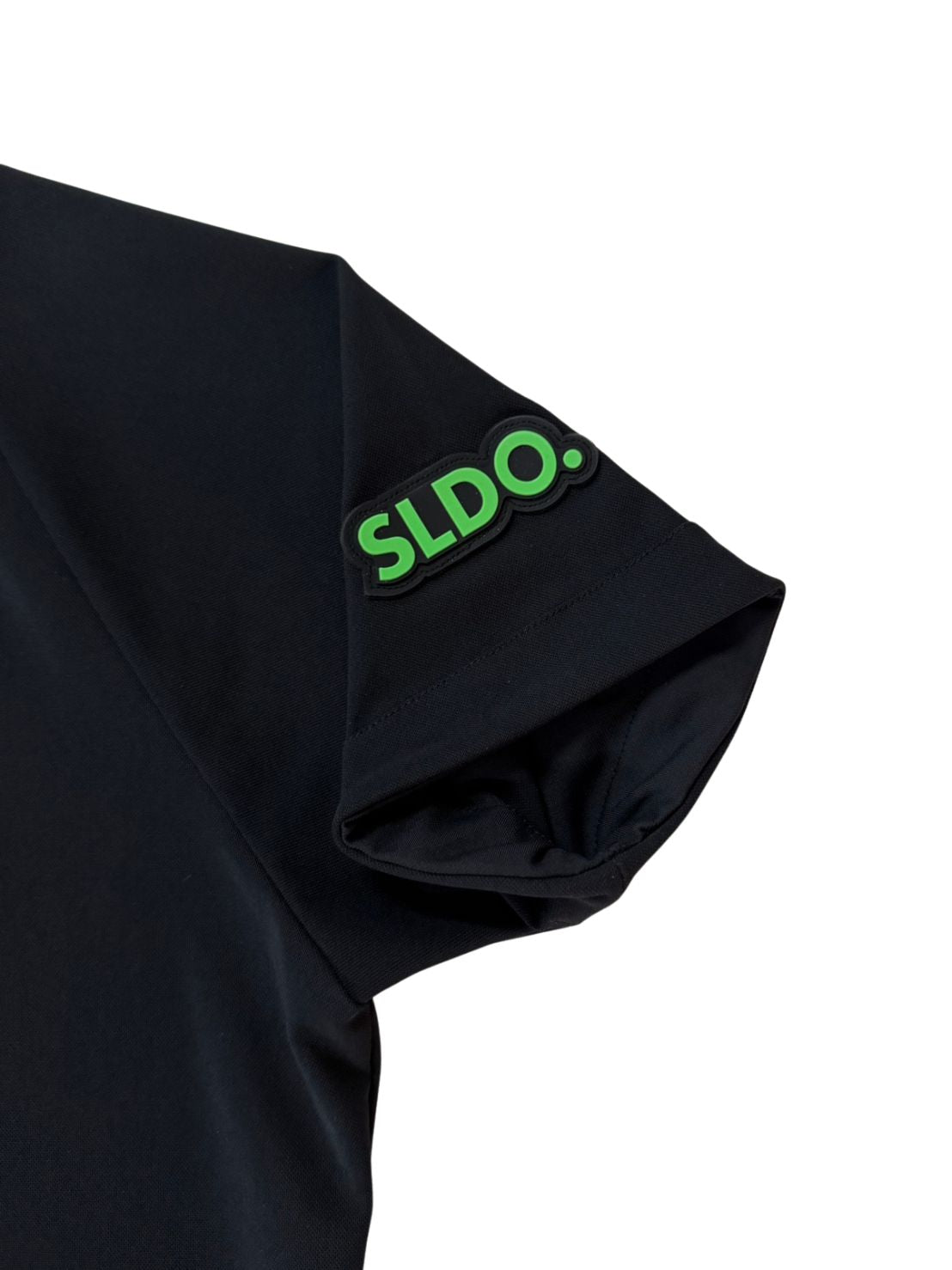 半袖モックネック カットソー シェルタリングドライ NEON GREEN LOGO