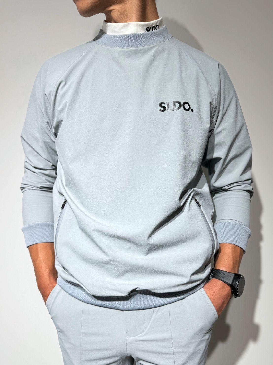 NEW STD CORDURA(R) NYLON SLDO. 4WAY STRETCH プルオーバー/ICE GRAY