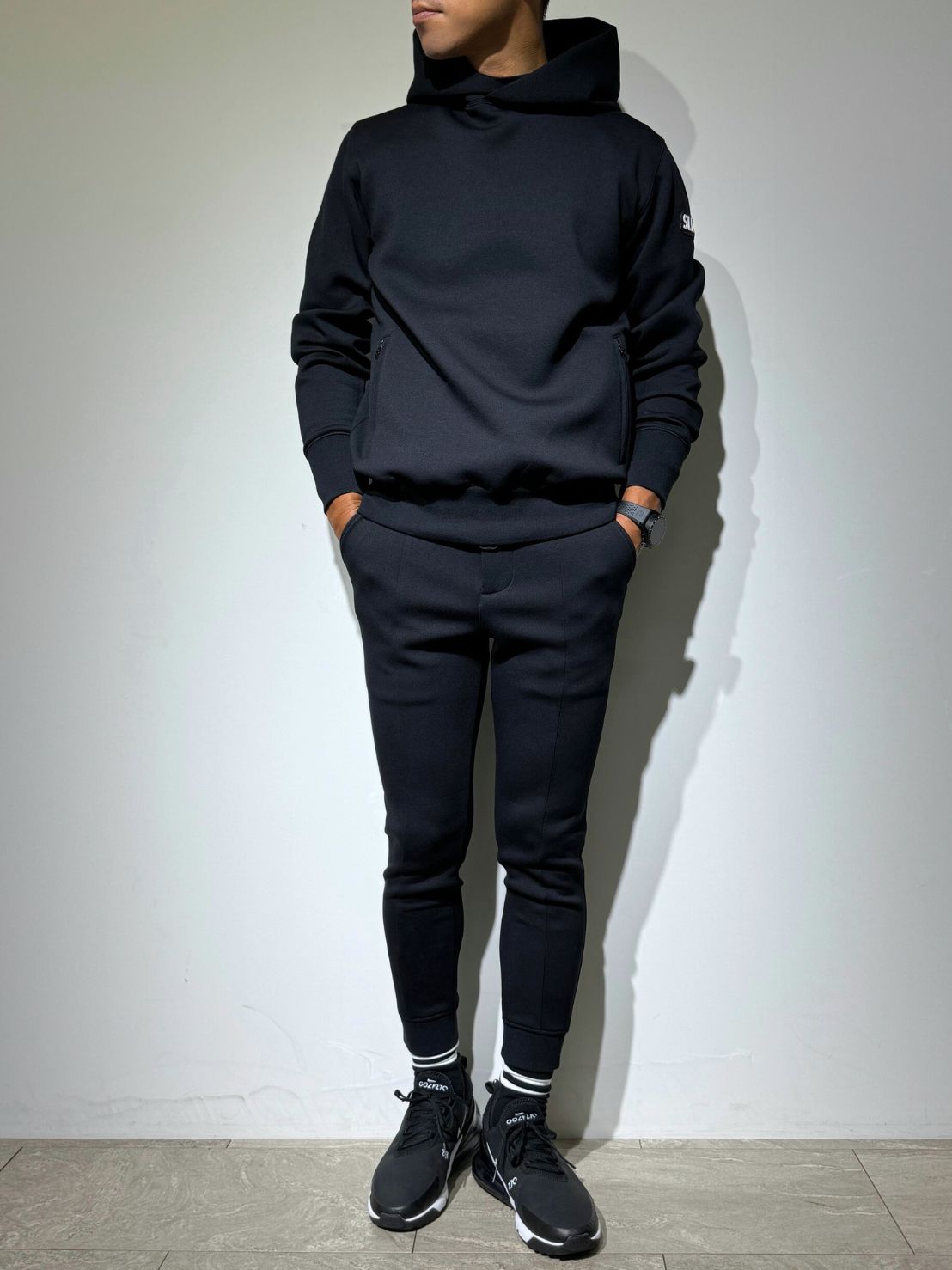 新品未開封完売品 SLDO ライトダブルニットフーディー ライト ダブルニットフーディー/BLACK (UNISEX) – SLDO.