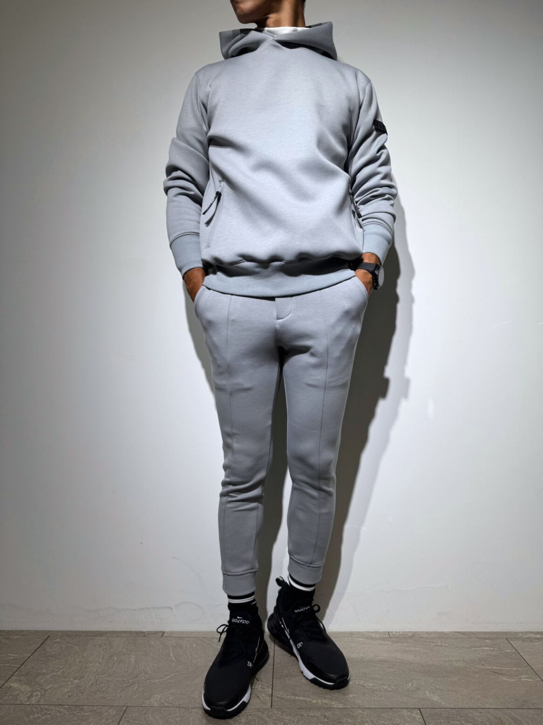 ライト ダブルニット リブパンツ/GRAY (UNISEX) – SLDO.