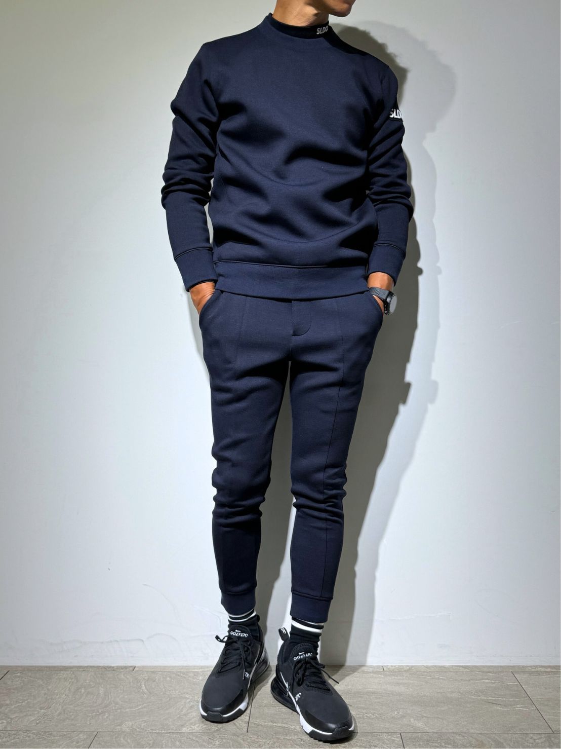 ライト ダブルニットプルオーバー/DARK NAVY (UNISEX) – SLDO.