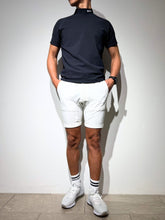 画像をギャラリービューアに読み込む, シェルタリングドライピケ 4WAY STRETCH ハーフパンツ BACK LOGO/WHITE
