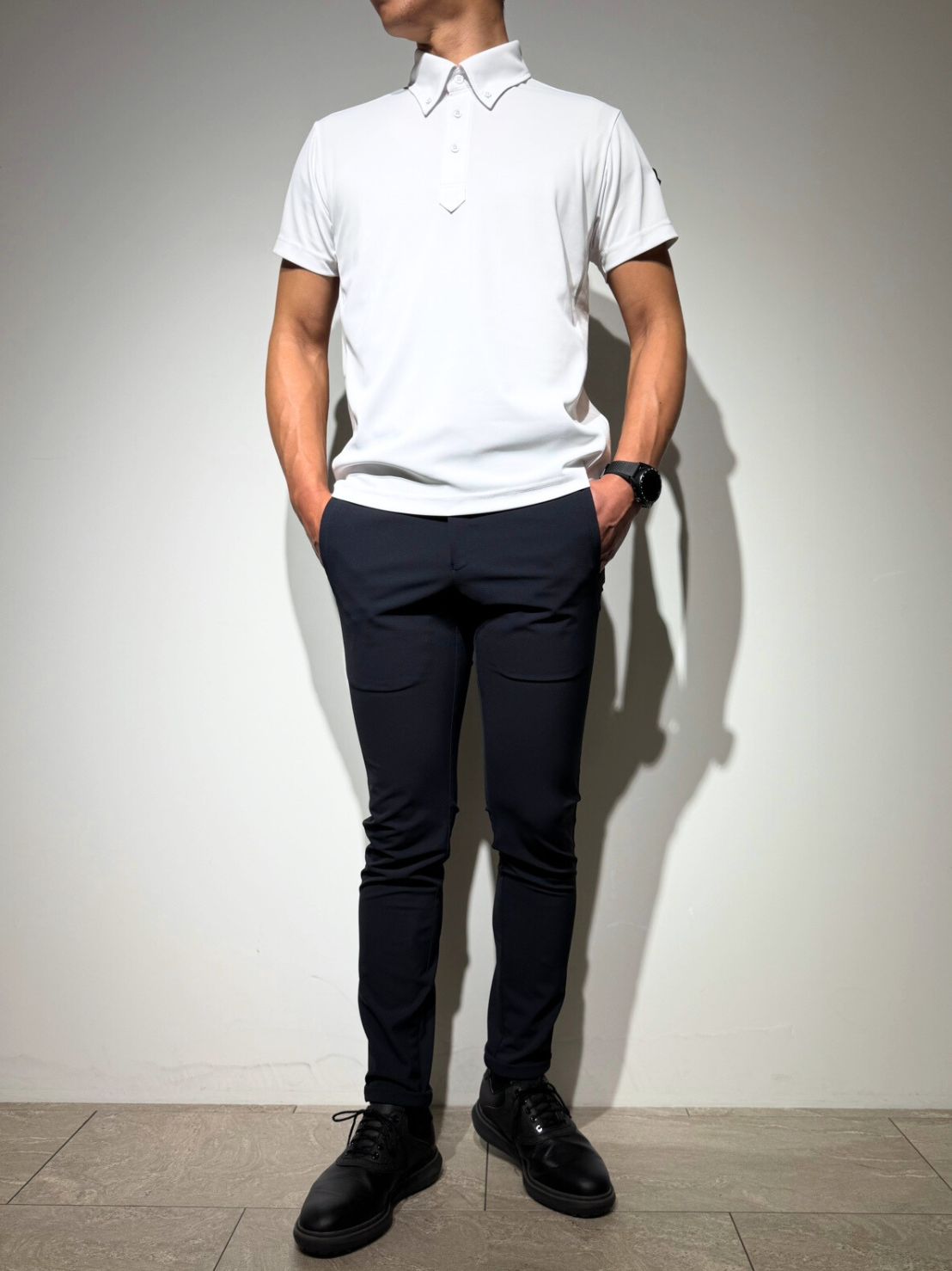シェルタリングドライピケ 4WAY STRETCH パンツ/DARK NAVY (UNISEX