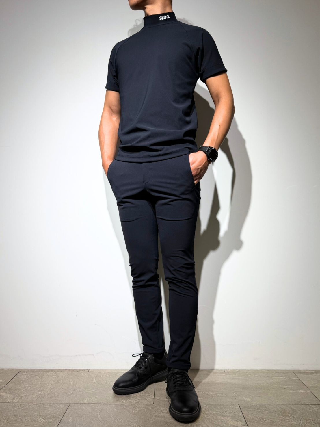 シェルタリングドライピケ 4WAY STRETCH パンツ/DARK NAVY (UNISEX