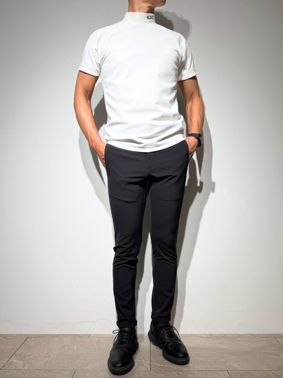 シェルタリングドライピケ 4WAY STRETCH パンツ/BLACK (UNISEX) – SLDO.