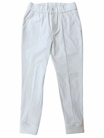CODURA(R) NYLON SLDO. 4WAY STRETCH リブパンツ/WHITE(UNISEX) 