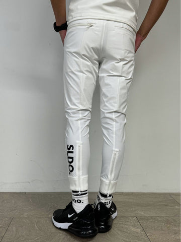 CODURA(R) NYLON SLDO. 4WAY STRETCH リブパンツ/WHITE(UNISEX) 