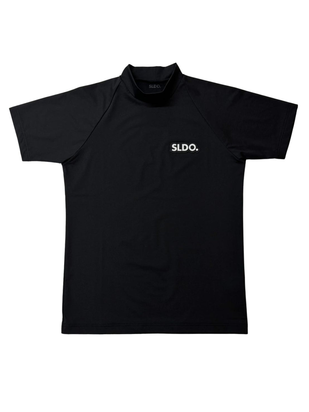 半袖モックネック カットソー FRONT 3D LOGO/BLACK – SLDO 