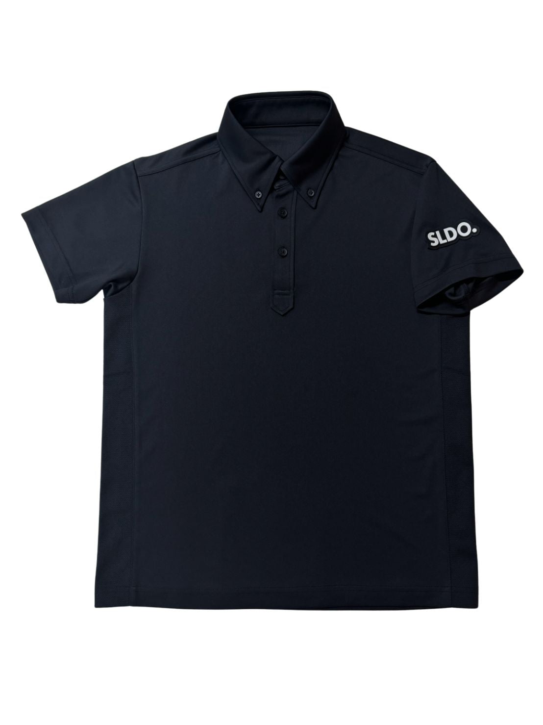 サイドメッシュ切替ポロシャツ SIDE 3D LOGO/BLACK – SLDO.