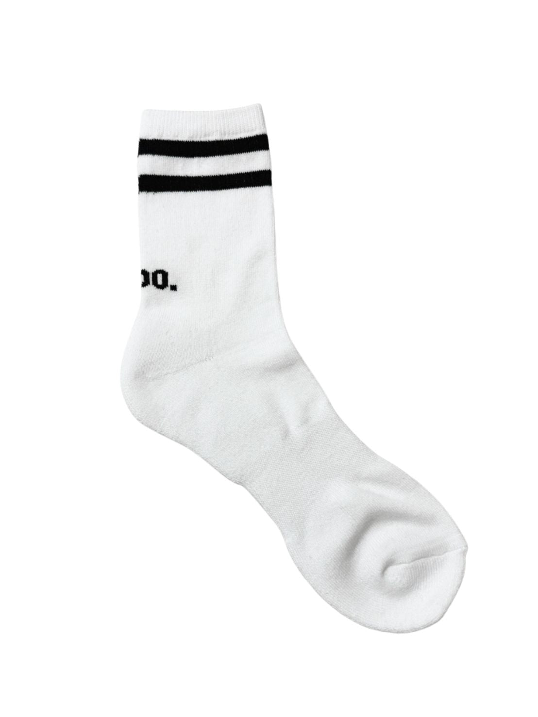靴下　白　ソックス 単品】DD ラインハイソックス（白/銀ライン） | 【60cm】単品