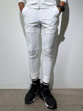 이미지를 갤러리 뷰어에 로드 , NEW STD CODURA(R) NYLON  SLDO. 4WAY STRETCH リブパンツ/WHITE(UNISEX)
