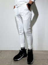 이미지를 갤러리 뷰어에 로드 , NEW STD CODURA(R) NYLON  SLDO. 4WAY STRETCH リブパンツ/WHITE(UNISEX)
