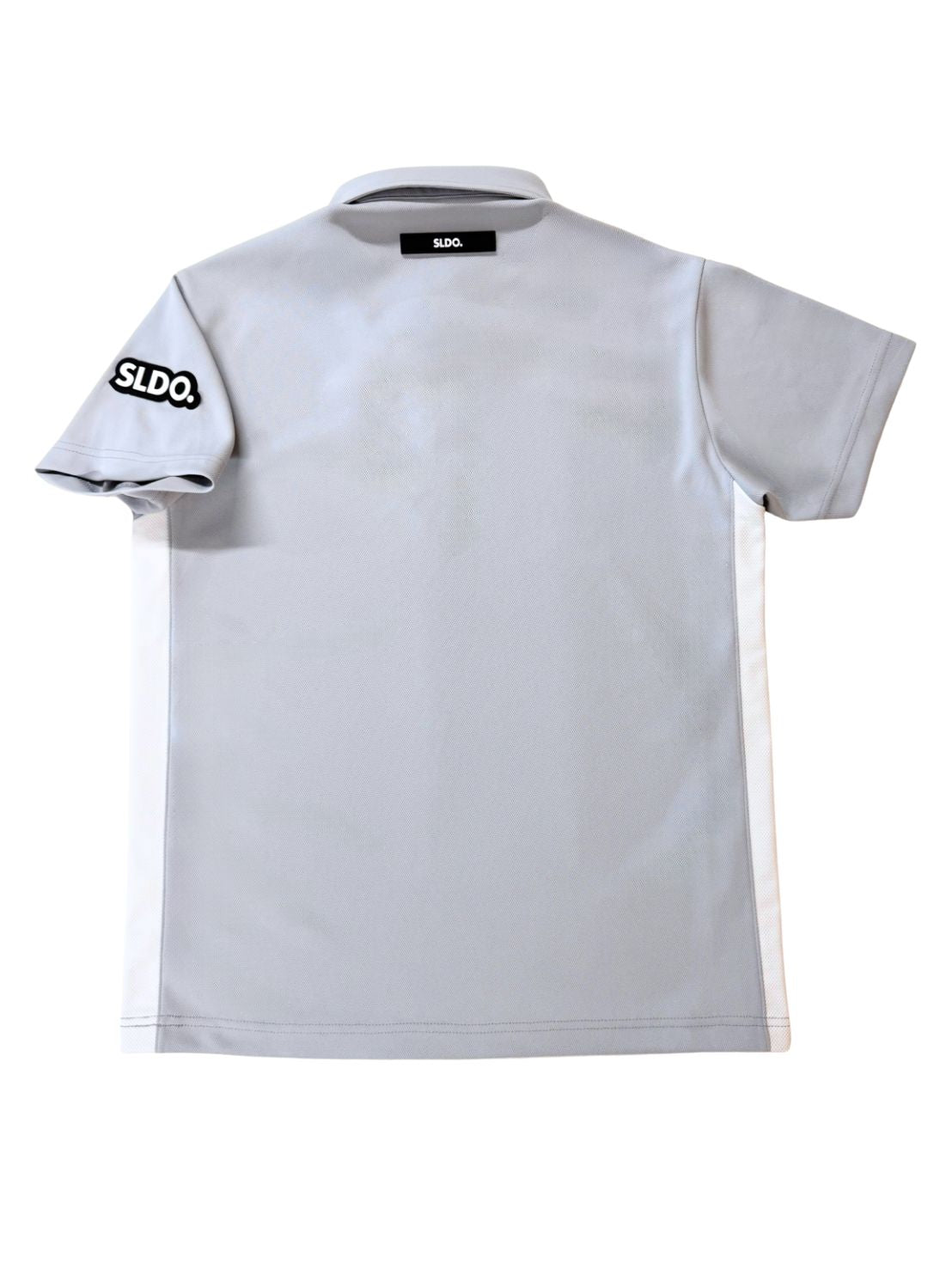 サイドメッシュ切替ポロシャツ SIDE 3D LOGO/ICE GRAY – SLDO.