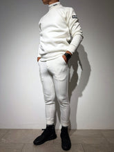 画像をギャラリービューアに読み込む, ライト ダブルニット リブパンツ/WHITE (UNISEX)
