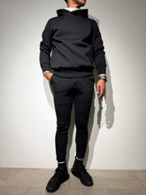 画像をギャラリービューアに読み込む, ライト ダブルニット リブパンツ/BLACK (UNISEX)
