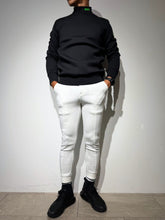 画像をギャラリービューアに読み込む, NEW STD裏起毛ストレッチハイネックロングスリーブTシャツ/BLACK×NEON GREEN(UNISEX)
