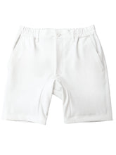 画像をギャラリービューアに読み込む, シェルタリングドライピケ 4WAY STRETCH ハーフパンツ BACK LOGO/WHITE
