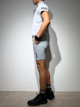 画像をギャラリービューアに読み込む, ハーフジップ  カノコ半袖モックネック 3D LOGO/ICE GRAY
