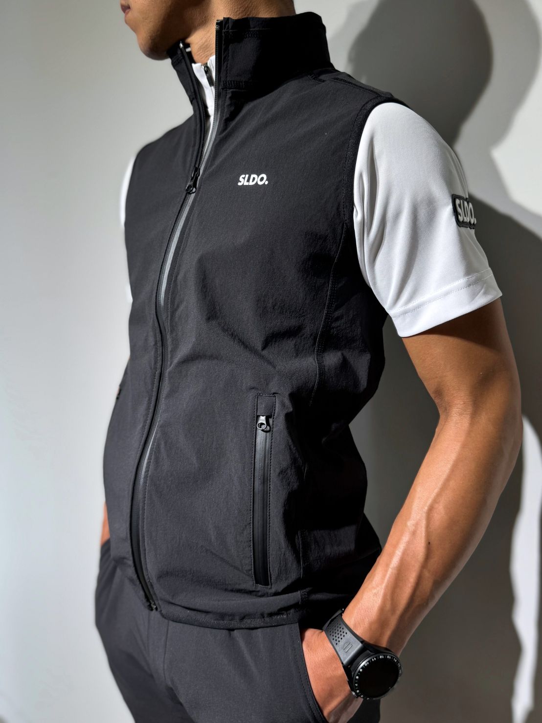 NEW STD CORDURA(R) NYLON SLDO. 4WAY STRETCH ベスト/MATTE BLACK