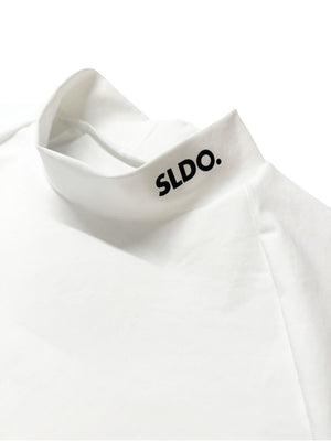 人気海外ブランドアイテム｜ファッション通販 半袖モックネック カットソー NEW STD LOGO/WHITE – SLDO. メンズウェア