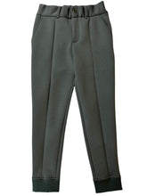 이미지를 갤러리 뷰어에 로드 , ライト ダブルニット リブパンツ/OLIVE GREEN (UNISEX)
