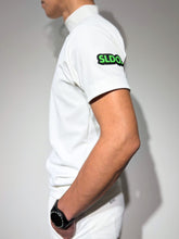 이미지를 갤러리 뷰어에 로드 , 半袖モックネック カットソー シェルタリングドライ NEON GREEN LOGO/WHITE
