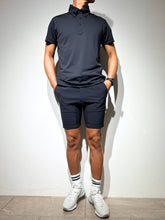 画像をギャラリービューアに読み込む, シェルタリングドライピケ 4WAY STRETCH ハーフパンツ BACK LOGO/DARK NAVY
