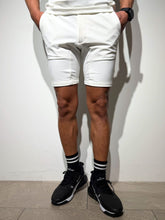 画像をギャラリービューアに読み込む, シェルタリングドライピケ 4WAY STRETCH ハーフパンツ BACK LOGO/WHITE
