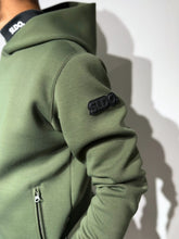 画像をギャラリービューアに読み込む, ライト ダブルニットフーディー/DARK MOSS GREEN (UNISEX)
