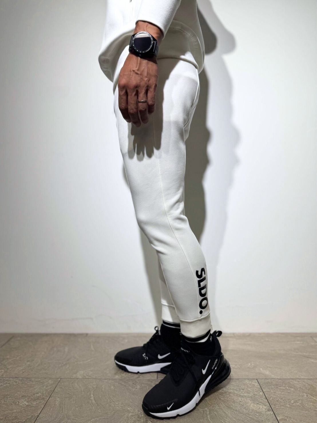 ライト ダブルニット リブパンツ/WHITE (UNISEX) – SLDO.