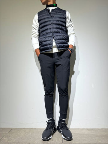 NEW STDダブルクロスストレッチリブパンツ BLACK (UNISEX) – SLDO