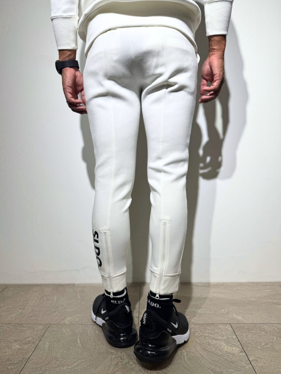 ライト ダブルニット リブパンツ/WHITE (UNISEX) – SLDO.